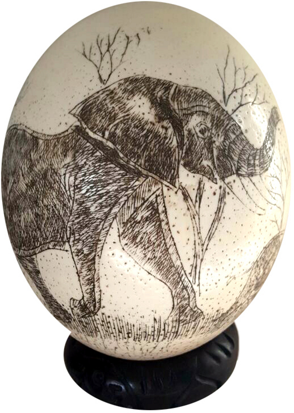 Scrimshaw Egg