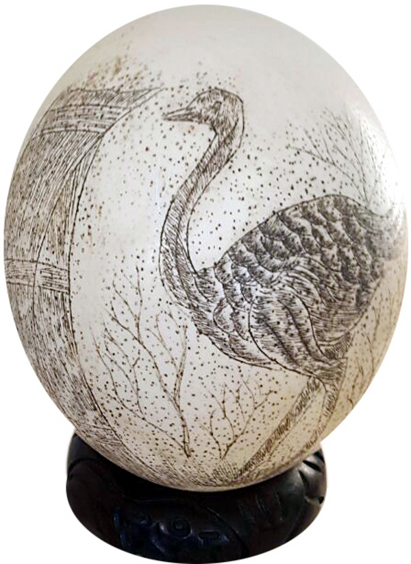 Egg Scrimshaw